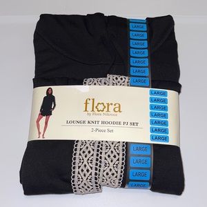 LOUNGE KNIT HOODIE PJ SET